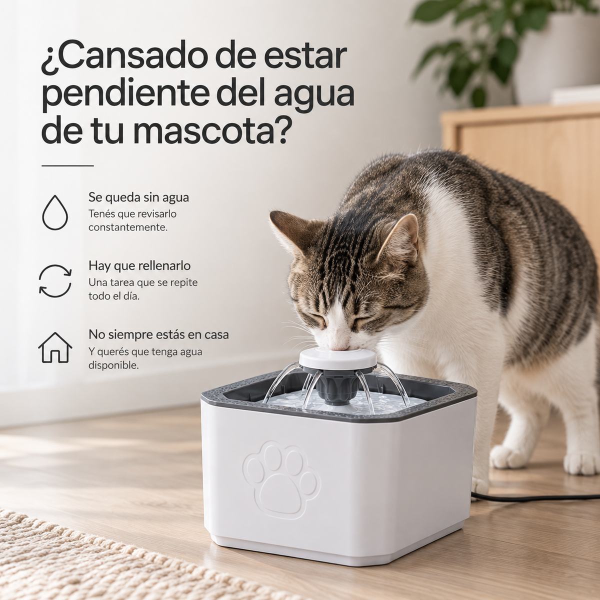 Dispenser de agua para Mascota